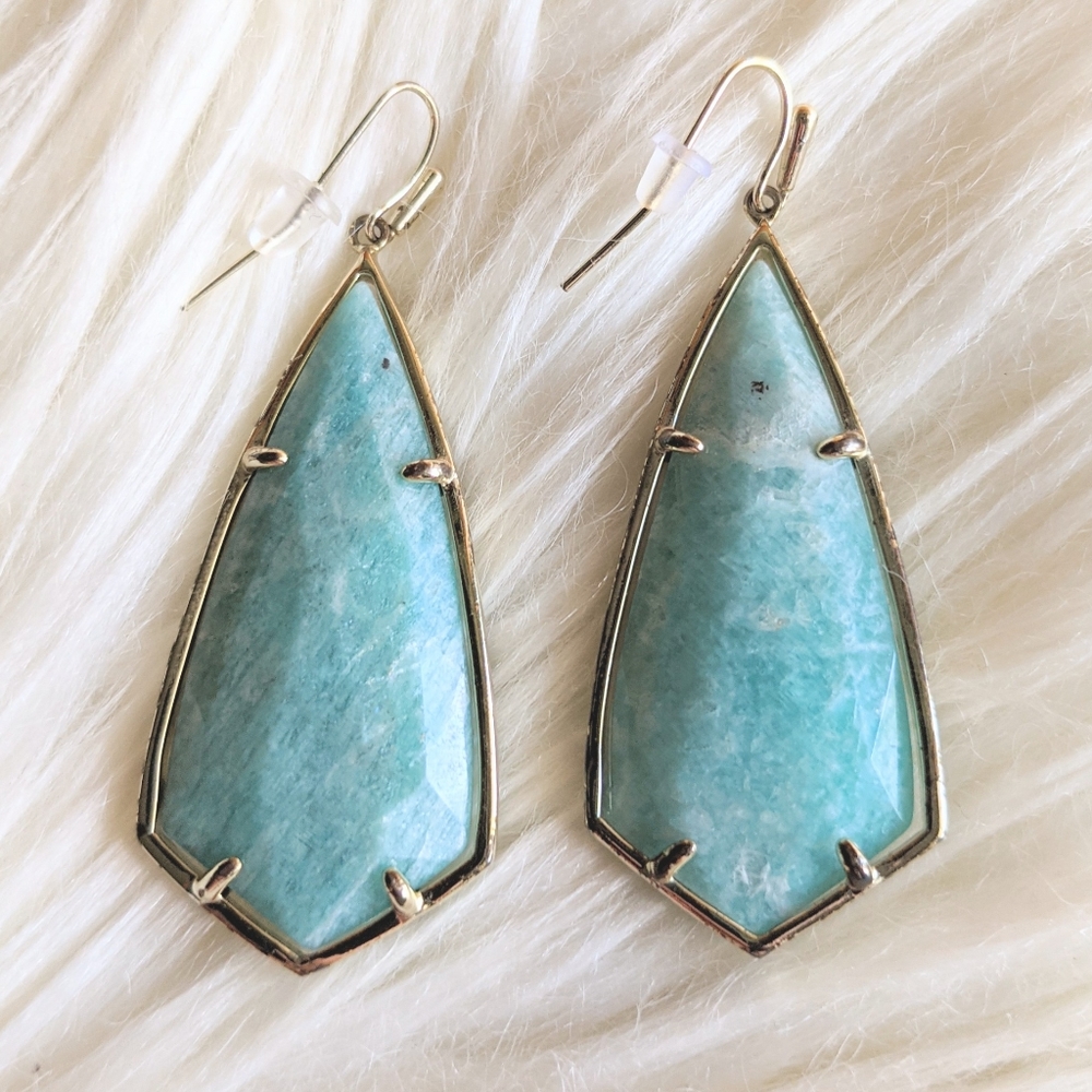 Kendra Scott Caroline amazonite - large size only